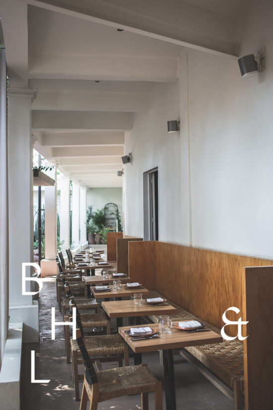 Culinary stories and food photography with interior at Restaurant Criollo in Oaxaca
