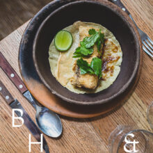 Culinary stories and food photography with a Mexican dish and a tablesetting at Restaurant Criollo in Oaxaca