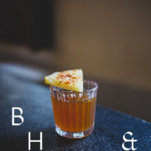 Culinary stories and food photography with a mezcal drink at Restaurant Criollo in Oaxaca