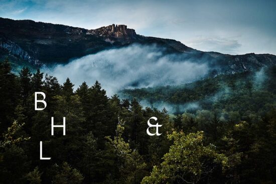 Mystic and foggy landscape in south of France landscape photography