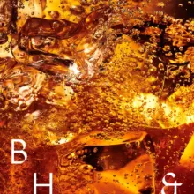 Close Up Shot of sparkling Aperol Spritz cocktail available as license